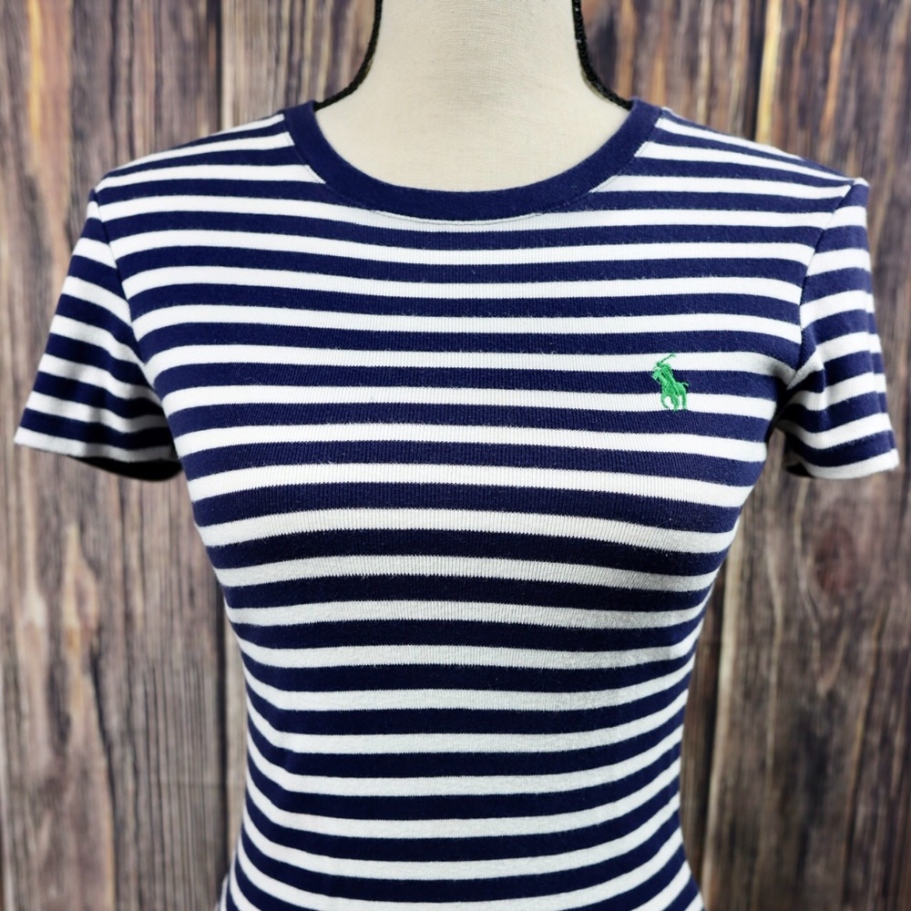 Polo Ralph Lauren Sport Navy & White Tee